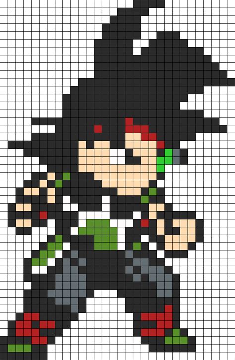 Goku Pixel Art Téléchargement Gratuit Pixelart123de