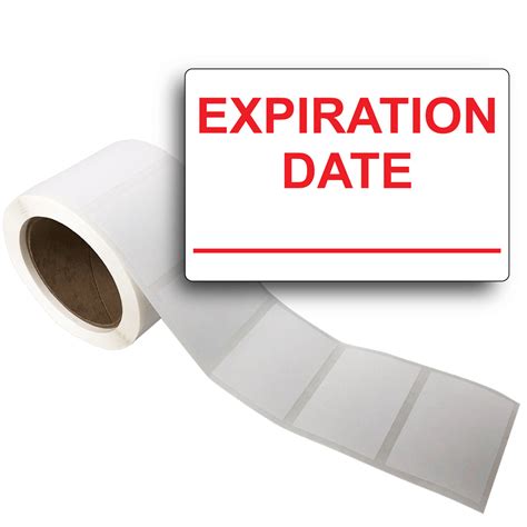 Expiration Date Roll Label Ldre 50946
