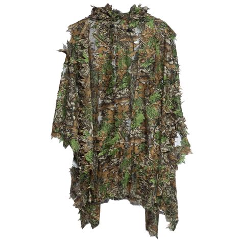 D Camo Bionic Leaf Camouflage Ghillie Suit Set Jungle Military