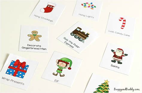 Winter And Christmas Charades Free Printable Game For Kids
