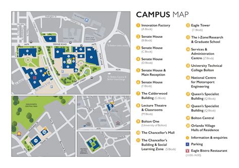 University Of Bolton Map