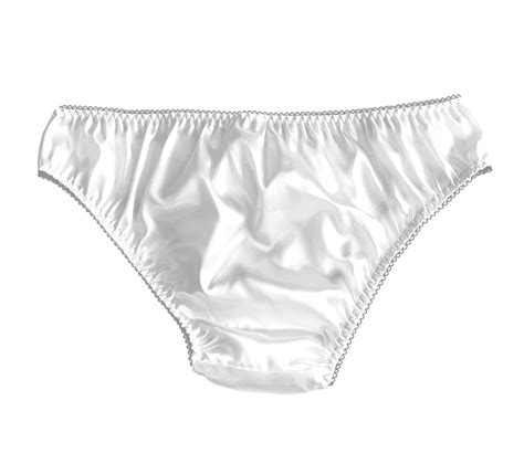 White Satin Frilly Sissy Panties Bikini Knicker Underwear Briefs Size 10 20 1842 Picclick