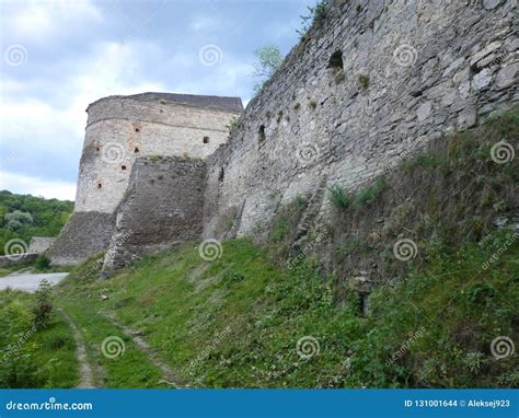 The Wall Of The Turkish Bastion In Kamenetz Podolsk Stock Photo Image