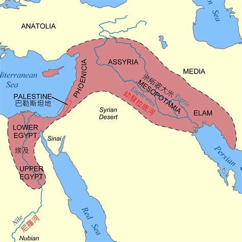 Ancient Mesopotamia Map Worksheet