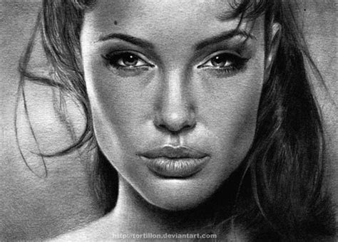 Angelina Jolie Drawing At Explore Collection Of