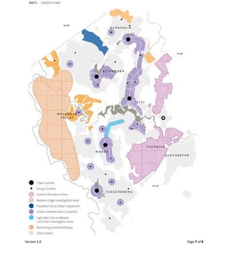 The Areas In Canberra Flagged For Intense Urban Infill The Canberra