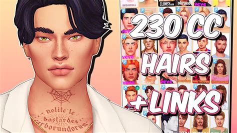 The Sims 4 Maxis Match Male Hair Collection Update 🌿 Custom Content
