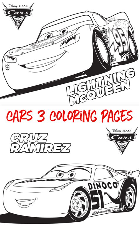 Or see some of our selected printable color worksheets below. Free CARS 3 Coloring Sheets #Cars3 » Sunny Sweet Days