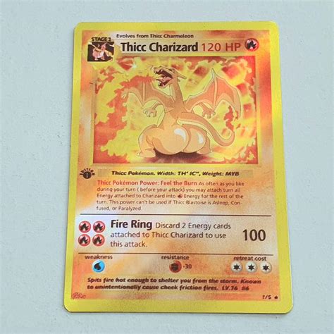 Fake Charizard Pokemon Card