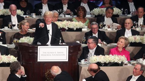 At Dinner Together Trump Gets Boos Clinton Less So