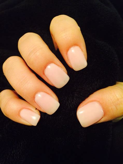 Light Pink Gel Nails Square Shape Natural Classy Gel Nails Long Pink