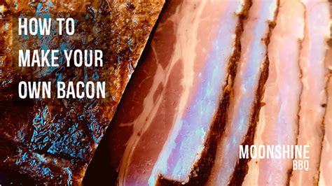How To Cure And Smoke Your Own Bacon Moonshine Bbq Youtube