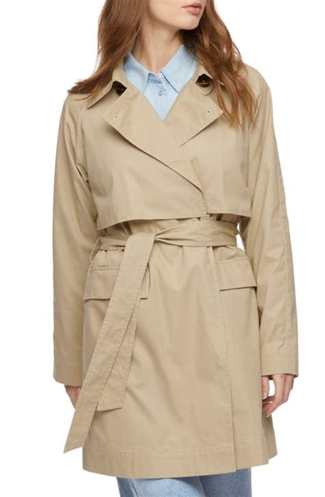 Womens Twill Trench Coats Nordstrom