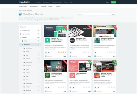 Codester - A Marketplace for Code, Scripts, Themes and Plugins | Web ...