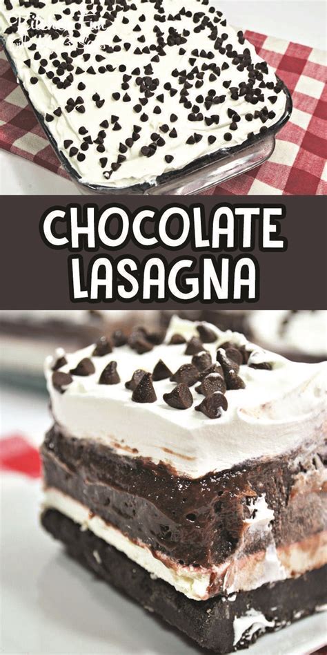 Quick And Easy Chocolate Lasagna No Bake Recipe Special On Salon Food Recip Chocolate Lasagna