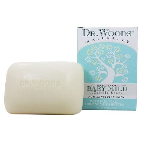 Dr Woods Unscented Baby Mild Bar Soap With Organic Shea Butter For