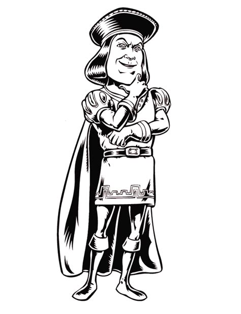 Shrek Coloring Pages Lord Farquaad Lord Farquaad Shrek Coloring Pages