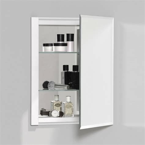 Robern R3 Series 16 W 20 H Frameless Medicine Cabinet With Mirror