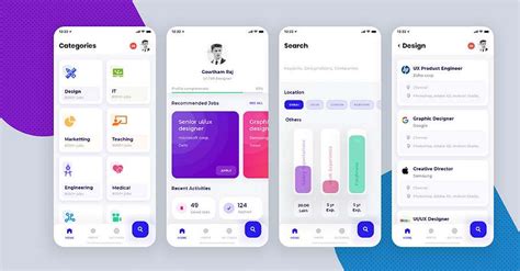 Mobile App Ui Design Templates Free Download Reverasite