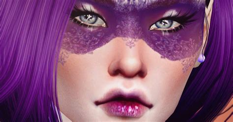 Jennisims Downloads Sims 4makeup Eyeshadow Goth Mask