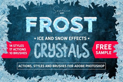 Free Frost Styles Effects For Adobe Photoshop Free Design Resources