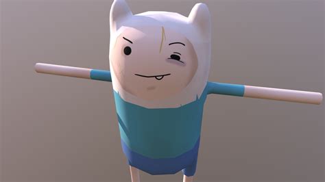 Finn Adventure Time Download Free 3d Model By Nico Caraballo Theniloart Theniloart