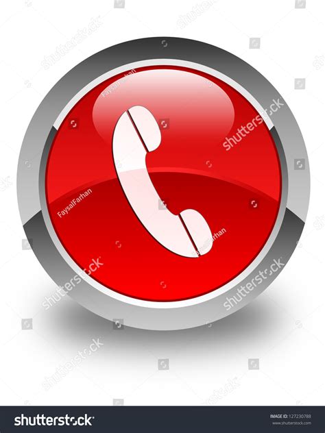 137533 Phone Icon Red Images Stock Photos And Vectors Shutterstock