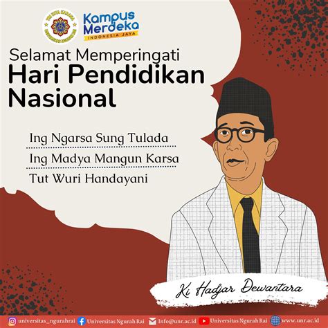 SELAMAT MEMPERINGATI HARI PENDIDIKAN NASIONAL - Univ. Ngurah Rai