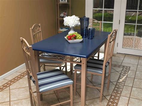 To try it, paint the bottom half of the legs of your table. Spray Paint Dining Room Set | Kitchen chairs for sale ...