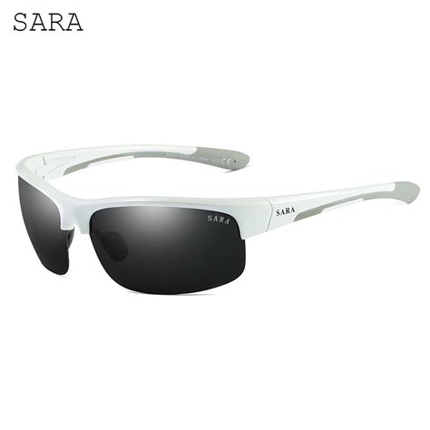 Ultralight High Quality Fashion White Frame Polarized Mens Sunglasses Brand Designer Driving