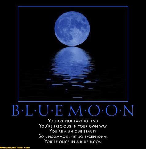 Bluemoon Blue Moon Inspirtional Quotes Love Blue