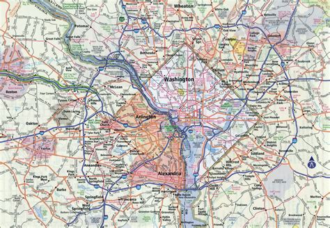 Map Of The District Of Columbia Full Size Ex