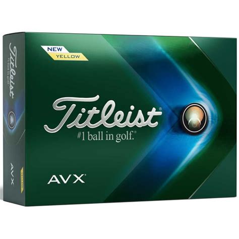 Buy Titleist Avx Yellow Personalized Golf Balls Golf Discount