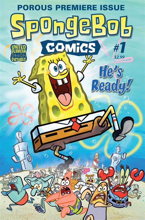 Cartoon Snap Spongebob Comics 1 Cover Art