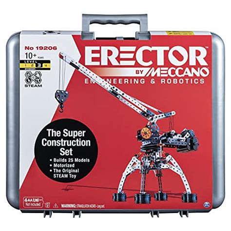 Magnetic Sets Erector By Meccano Super Construction 25 In 1 Motorized