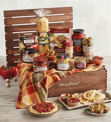 Italian Inspirations Gift Basket Gourmet Food Gift Basket Italian