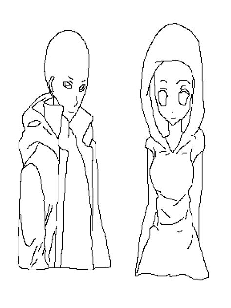 Pixilart Anime Couple Hoodie Collab By Jinxthewolf