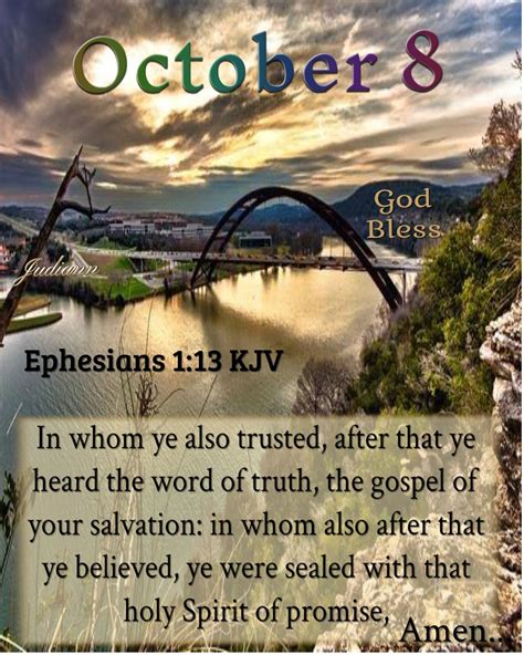 14888j October8 2019 Ephesians1v13 Good Morning God Quotes Daily
