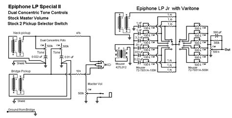 Guitar prewired wiring upgrade kit fits epiphone les paul special pio tone cap. Epiphone Les Paul Special 2 Wiring Diagram - Collection - Wiring Diagram Sample