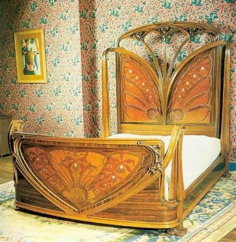 Butterfly Bed Art Nouveau Interior Art Deco Bedroom Art Nouveau Design