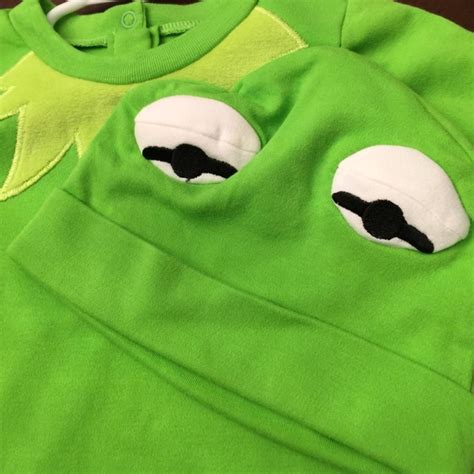 Disney ️firm Disneys Kermit The Frog Onesie Hat From Dona Vedas