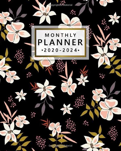 2020 2024 Monthly Planner 5 Year Monthly Calendar And Organizer With