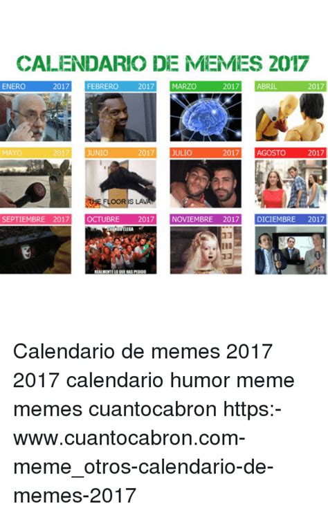 Banco De Iglesia Avanzado Inducir Calendario Memes 2017 Cuota De