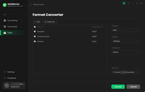 Tutorial Of Noteburner Spotify Music Converter For Windows