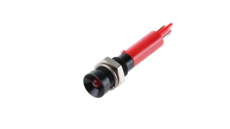 Rs Pro Red Panel Mount Indicator 24v Dc 6mm Mounting Hole Size