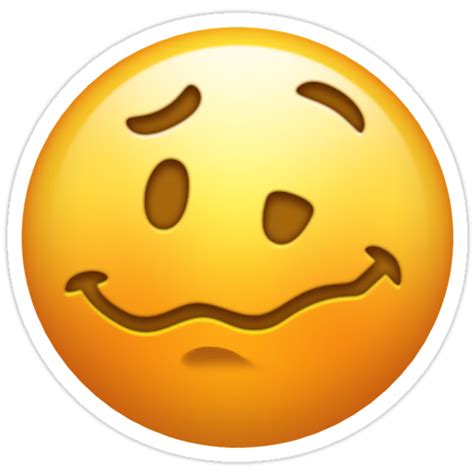 Pegatinas Woozy Face Emoji De Stertube Redbubble