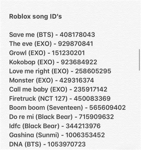 Roblox Song Ids Roblox Songs Roblox Codes