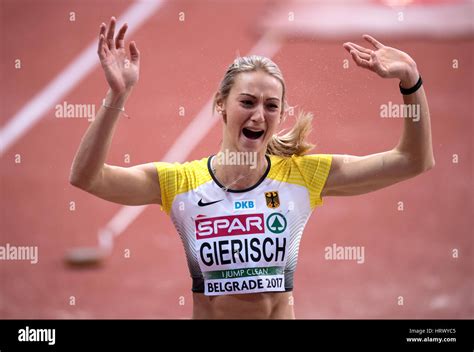 Belgrade Serbia 04th Mar 2017 German Athlete Kristin Gierisch