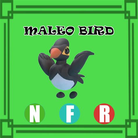 Maleo Bird Neon Fly Ride Adopt Me