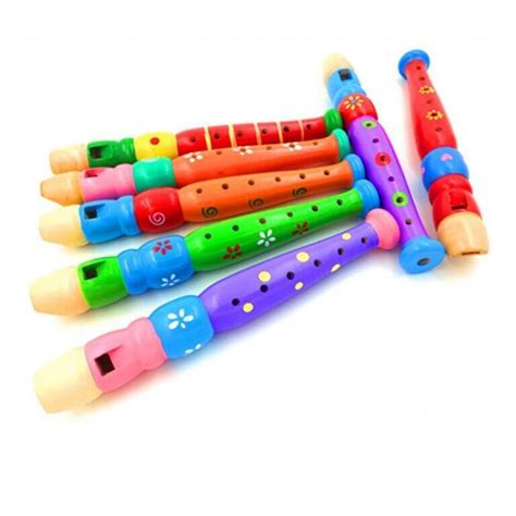 Flauta De Colores En Madera Toys Market Juguetería